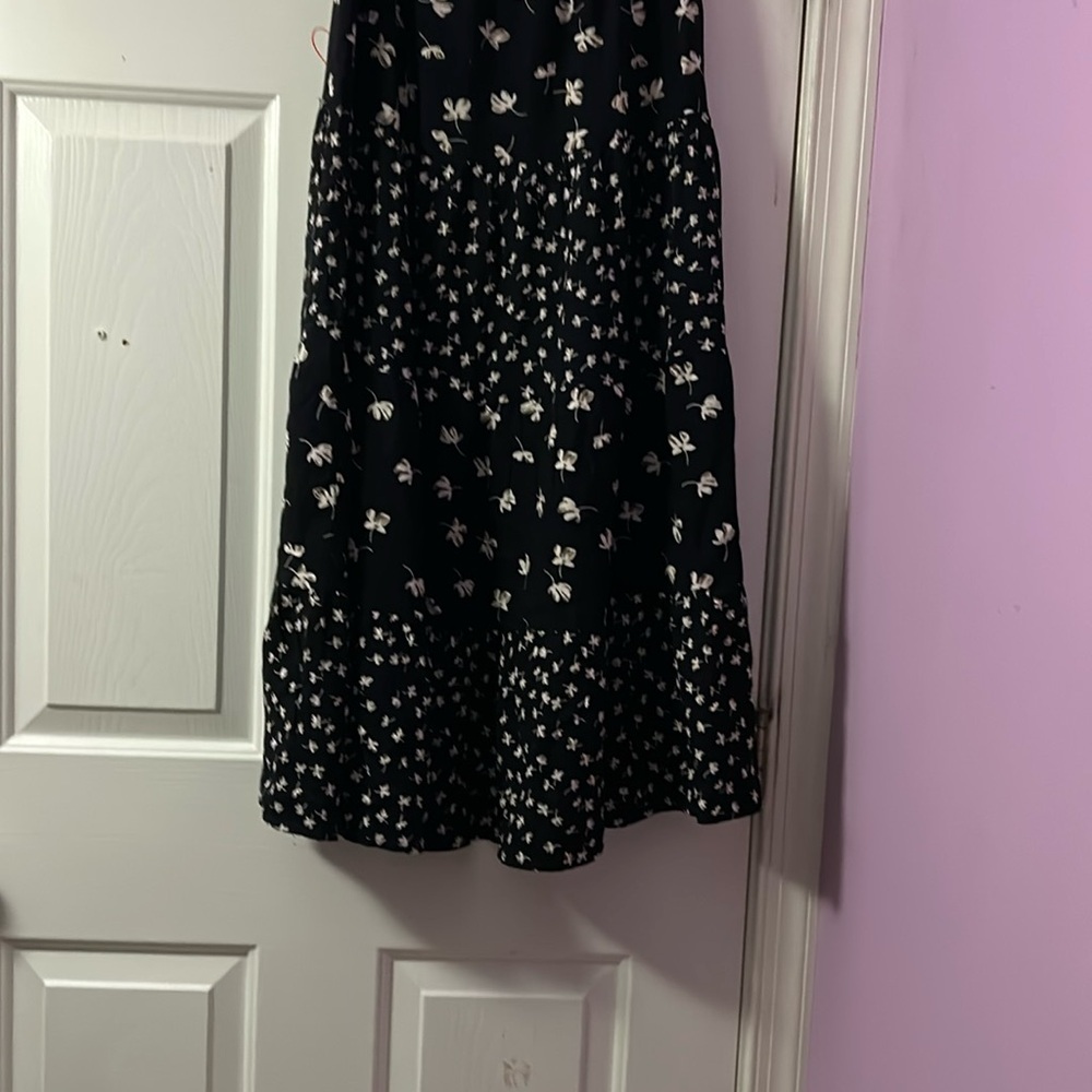 Floral Black Skirt - Picture 5 of 5